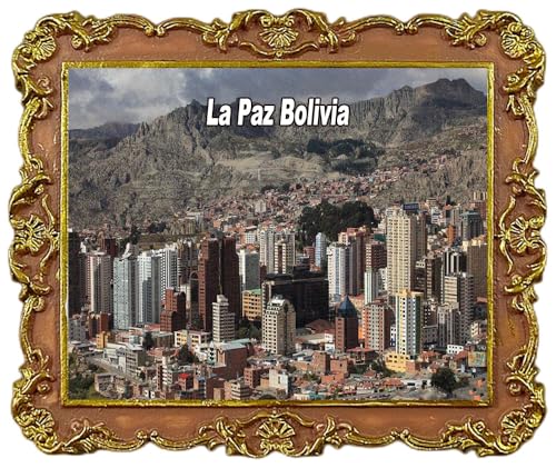 La Paz Bolivien Kühlschrankmagnete, Touristen-Souvenir, Kühlschrankdekoration, Magnet von Wiesomty