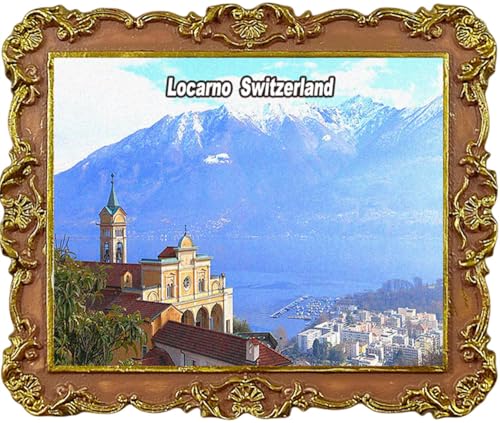 Locarno Kühlschrankmagnete, Motiv: Schweiz, Touristen-Souvenir, Kühlschrankdekoration, Magnet von Wiesomty