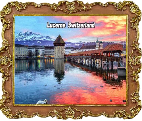 Luzern Schweiz Kühlschrankmagnete, Reise-Souvenir, Kühlschrankdekoration, Magnet von Wiesomty