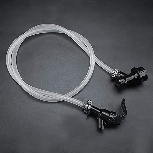 Ball Lock Line Montage, 100cm Bierschlauch mit Party Picknickhahn und Ball Lock Disconnect für Bierfass von Wifehelper