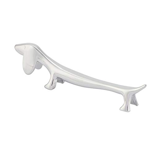 Essstäbchenablage aus Metall, Zinklegierung, Messerablage, Hundemuster, Essstäbchenständer für den Tisch, Wiederverwendbares, Abendessen, Löffelständer, Messer, von Wifehelper
