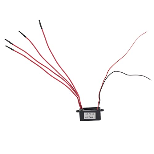 Home Anion Negativ-Ionen-Generator, Negative Ionen Generator Negative Ionen Generator 12V 20Kv Hochleistungs-Ionisierermodul Mini-Luftreiniger mit 4 Negativleitungen(DC12V) von Wifehelper