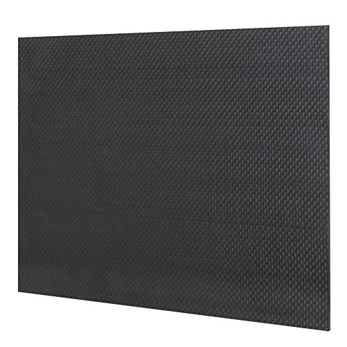 Platte aus Carbonfaser, Plattenmaterial aus Carbonfaser, hohe Härte, mit glänzender Oberfläche (230 x 170 x 0,5 mm) von Wifehelper