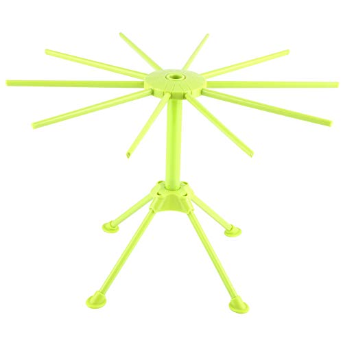 Küche Pasta Wäscheständer Falten Nudel Spaghetti Pasta Wäscheständer Ständer Trockner Faltbare Küche Werkzeug Wäscheständer Nudel Ständer Hohe Spaghetti Nudel Trockner Ständer(Grün) von Wifehelper