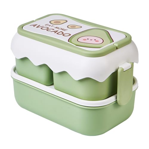 Lunchbox, Niedliche Cartoon-Box, Mikrowellengeeignet, Sichere Lunchbox, Unabhängiges Fach, Lunchbehälter, Kunststoff-Lunch-Box-Behälter, Stapelbare Lunchbox, Niedliche Cartoon-Box, Mikrowellengeeignet, Sichere Lunchbox, Unabhängiges Fach, Lunchbehälter, Kunststoff-Lunch-Box-Behälter, Stapelbare von Wifehelper