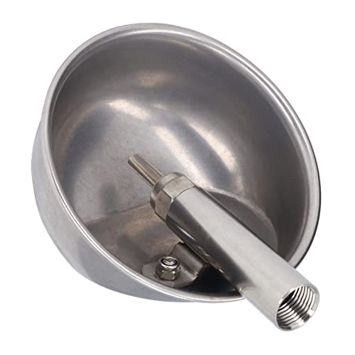 Wassernapf für Schweine, Automatische Sauentränke, Verdickter Trinktrog, Trinkbrunnen aus Edelstahl, 13 cm, Ausrüstung für Wassergaben Wassernapf für Schweine, Automatische Sauentränke, Verdickter Trinktrog, Trinkbrunnen aus Edelstahl, 13 cm, Ausrüstung für Wassergaben von Wifehelper