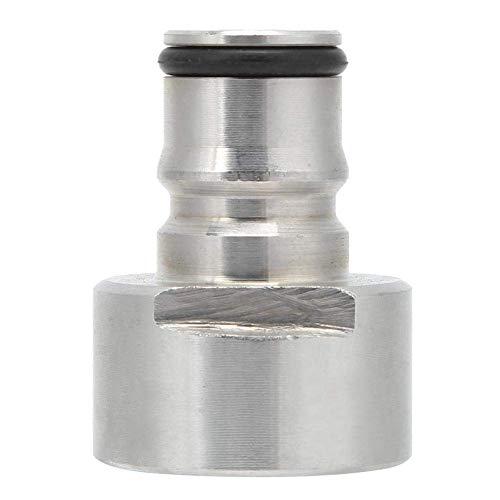 Wifehelper 2 Stück G5/8 Zoll Edelstahl Kugelverriegelung Keg Kupplung Adapter Verriegelung Kugelverriegelung Umwandlungsset Schnelltrennung für Zuhause Brewing von Wifehelper