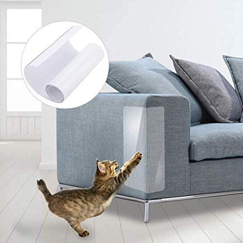 Wifehelper 2 Stücke Sofa Schutz Katze Anti-Scratch Aufkleber Schutz Möbel Kratzschutz Matte Stop Kratzen Katzen Möbel Defender(S) von Wifehelper