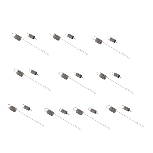 Wifehelper 20 Stück 790849 699056 Luftschaufelfeder Ersatz für Rasenmähermotoren, Reglerfeder Zur Befestigung des Choke Am Rasenmäher, Kompatibel mit 122H02 122K02 Rasenmäher-Vergaserfedern von Wifehelper