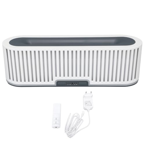 Wifehelper Aromatherapie-Diffusor, 200 Ml Aroma-Luftbefeuchter für ätherische Öle mit Flammenlicht, Mehrfarbige Lichter, Leiser Betrieb, Timer-Optionen für Große Räume, (White) von Wifehelper