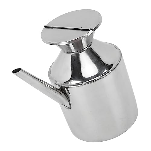 Wifehelper Edelstahl-Ölspenderflasche, Olivenöl- und Essigspender, Ölkanne, Mehrzweck-Ölbehälter, Küchenzubehör (Ohne Griff) von Wifehelper
