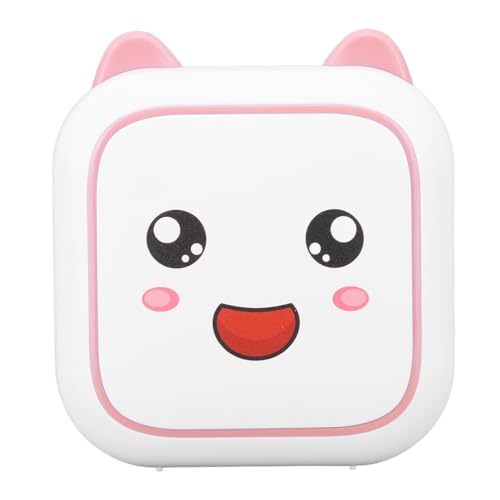 Wifehelper Mini-Taschendrucker, Geräuscharmer Mobiler Bluetooth-Thermodrucker, Mini-Drucker, Tragbarer Belegdrucker für Kinder, Frauen, Geschenke (PINK) von Wifehelper