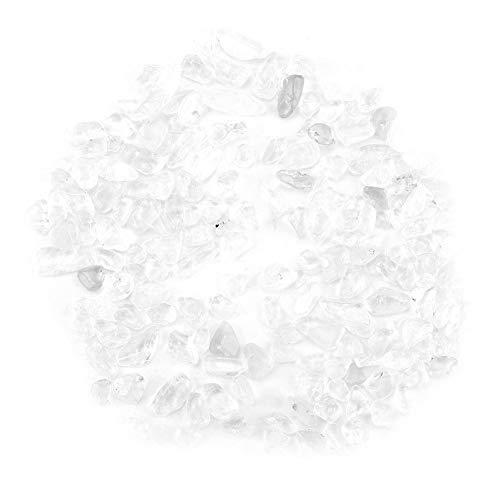 Trommelsteine ??Crushed Crystal Quartz Kleine Crystal Tumble Gemstone 100g Bundle-Taschen(Wei?) von Wifehelper