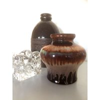 stehla Vase Boho Midmod Wgp Erdtöne 1970Er Jahre Shelfie von WifinpoofVintage