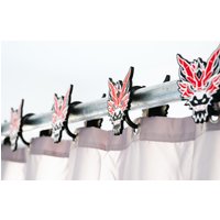 Duschvorhang Haken Set Drachenkopf | Ringe Gardinenringe von WiflingCreations