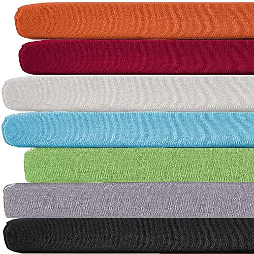 Brilliant Wasserabweisende Bankauflage 2/3-Sitzer, 180 x 45 cm lang, Sofa-Sitzkissen, dickes Bankkissen, Sitzpolster für Zuhause und draußen (grau, 180 x 45 cm) von WigWu