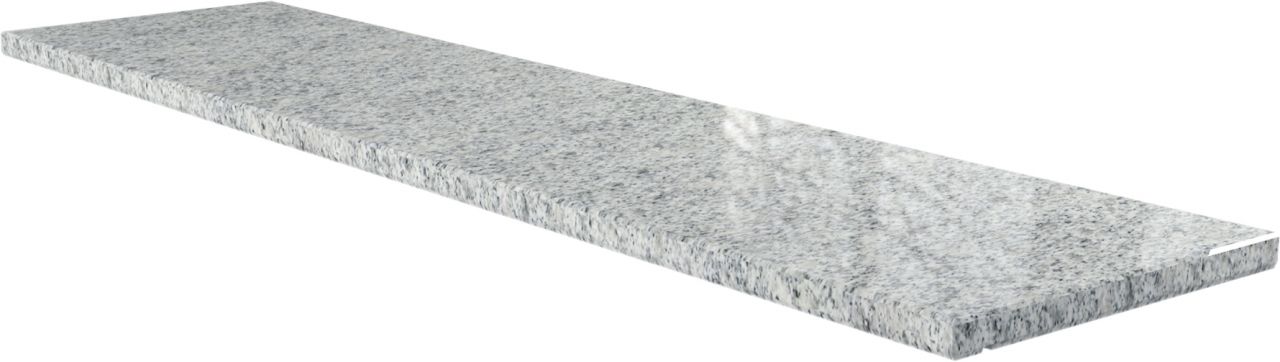 Wigastone Granit-Fensterbank grau Forte 275 x 17,5 x 3 cm mit Wasserrille von Wigastone