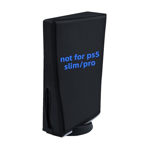 Wigearss Staubschutze Hülle Spritzwasserdichte Cover Schutzhülle Abdeckung Case für PS5 Konsole, Nicht für PS5 Slim/PS5 Pro von Wigearss