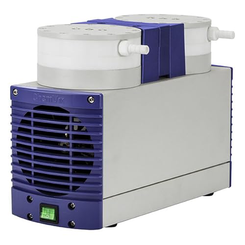 Wiggens WI-1539 Vakuum Chemisch Resistente Membranpumpe, 30L/Minute Max Förderleistung, 120mbar abs. Min Druck, 95W von Wiggens