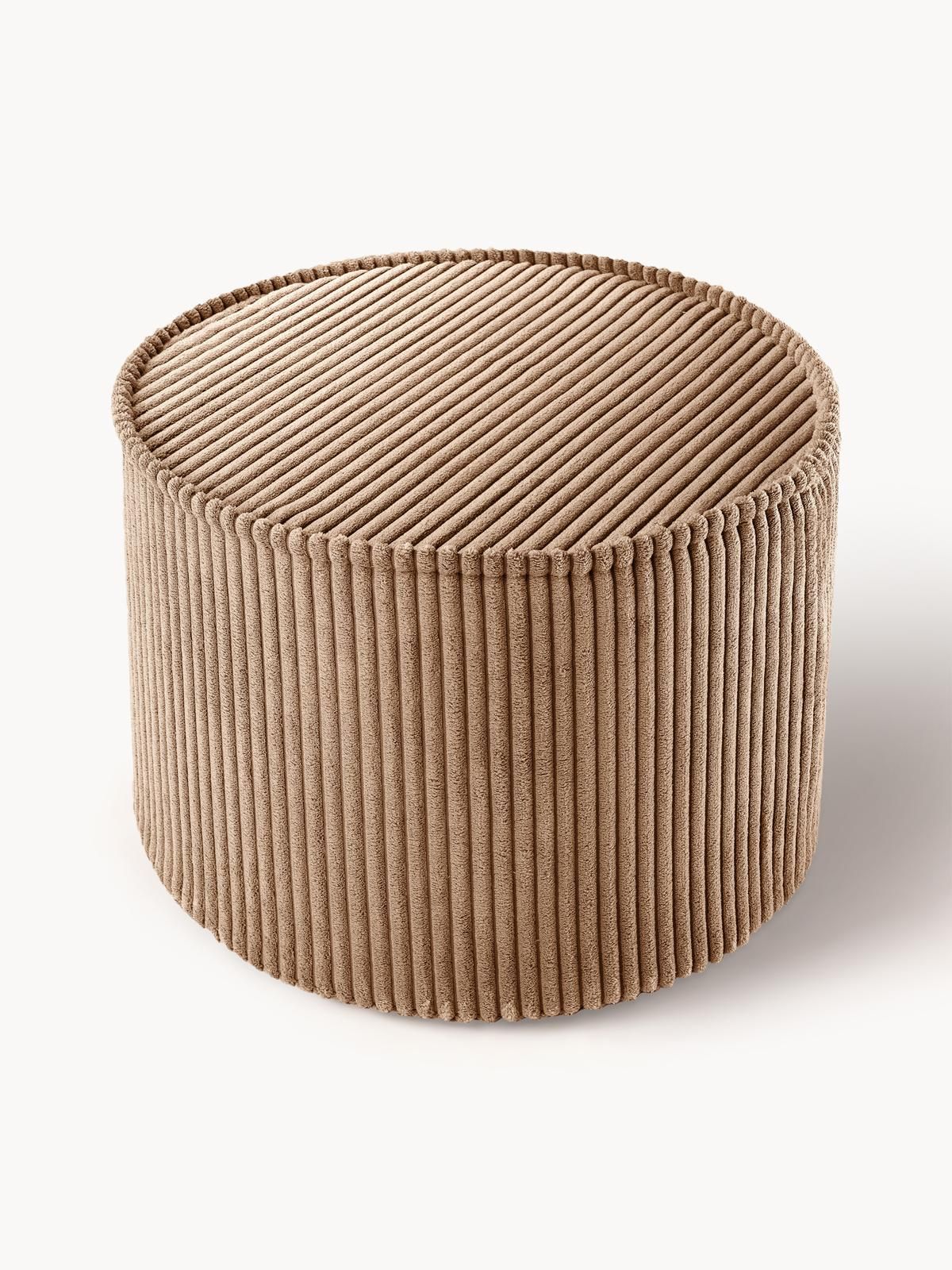 Kinder-Pouf Sugar aus Cord, Ø 40 cm von Wigiwama