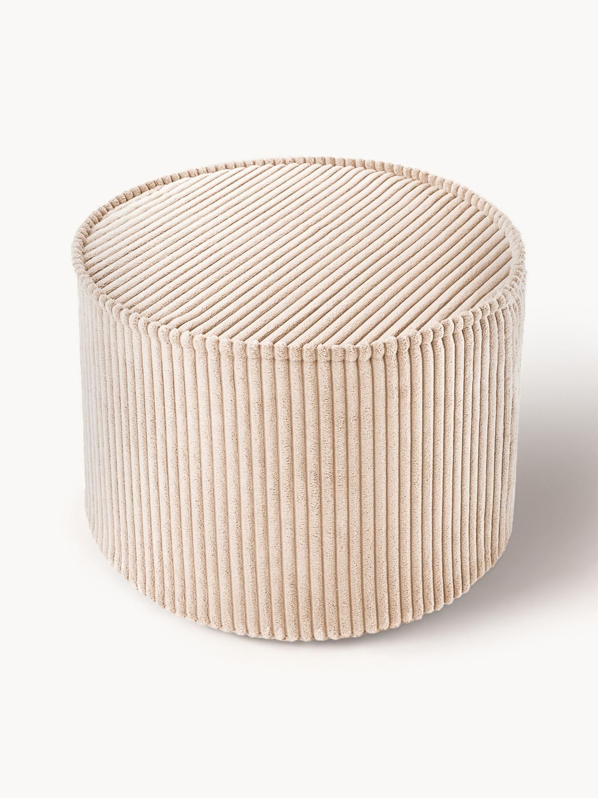 Kinder-Pouf Sugar aus Cord, Ø 40 cm von Wigiwama