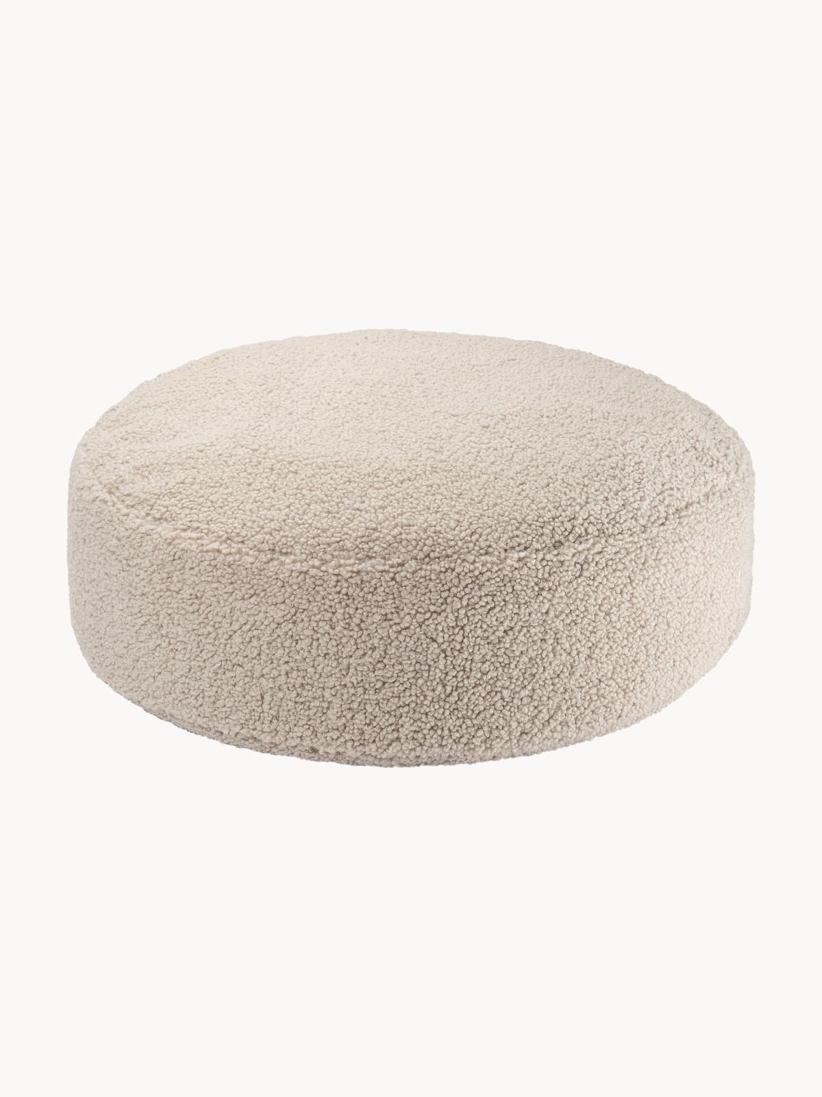 Kinder-Pouf Sugar aus Teddy, Ø 65 cm von Wigiwama