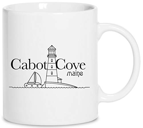 Cabot Cove, Maine - Murder She Wrote Keramik Weiß Tassen Kaffeebecher Cup Mug von Wigoro