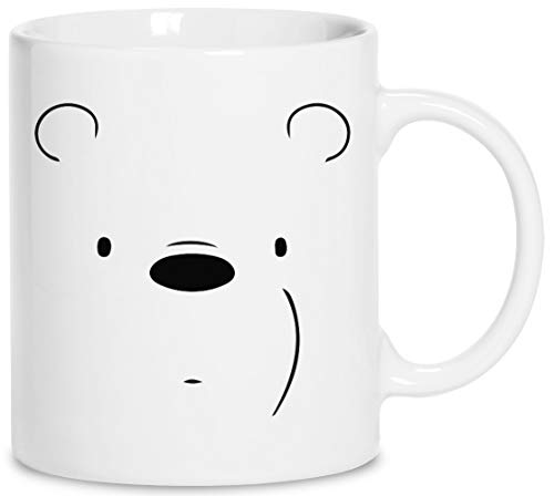 Eis Bär - Wir blank Bären Keramik Weiß Tassen Kaffeebecher Cup Mug von Wigoro