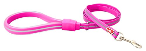 Wigzi 6GLSS58-PK Reflective Waterproof Gel Handle Leash, Einheitsgröße, neon rosa von Wigzi
