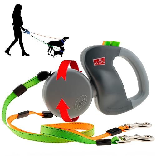 WIGZI Dual Doggie 2.0 - Grau, 1 Stück (1er Pack) von Wigzi