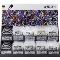 Wiha Aderendhülsen Display Farbcode DIN, 0,5 - 10 mm² in Polybeutel und 0,5 - 16 mm² in Streudose von Wiha