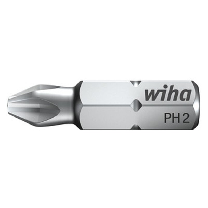 Wiha Standard Bit für Schrauben mit Phillips PH Kreuzschlitz Antrieb PH 2 - 1 Stück Wiha Standard Bit für Schrauben mit Phillips PH Kreuzschlitz Antrieb PH 2 - 1 Stück von Wiha Werkzeuge GmbH