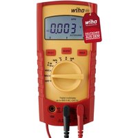 Digitales Multimeter bis 600 v ac, cat iv inkl. 2x AAA-Batterien i mit LCD-Anzeige (45218) - Wiha von Wiha