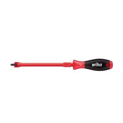 Kreuzschlitzs. Phillips® 397 Haltefunkt. Kunststoff Rundgriff PH2x175mm von Wiha