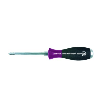 Kreuzschlitzschraubendreher Phillips® 5534 Kunststoff Rundgriff PH1x80mm von Wiha