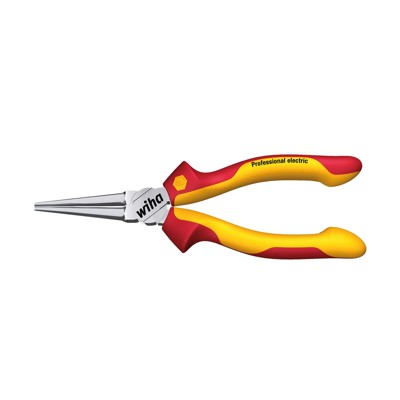 Langbeckzange Z 09 0 06 VDE rund, spitz zulaufend Mehrkomponenten 160mm von Wiha