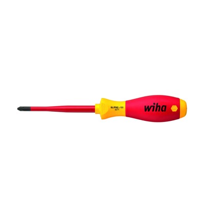 Schraubendreher PlusMinus Phillips® 3271 VDE Kunststoff Rundgriff SL/PH1x80mm von Wiha