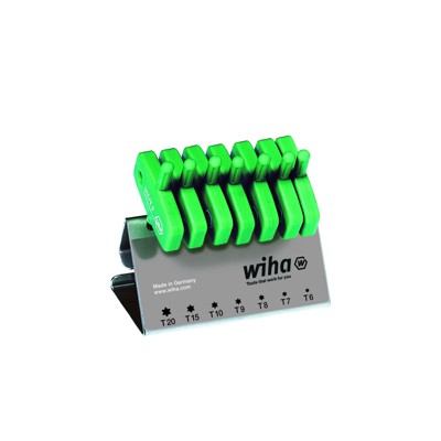 Schraubendreher-Set 365 VB für TORX® 7-teilig im Metallständer T6 - T20 von Wiha