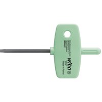 Stiftschlüssel mit Schlüsselgriff torx plus® schwarzoxidiert 10IP (26186) - Wiha von Wiha