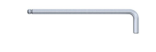 Wiha Stiftschlüssel Sechskant-Kugelkopf, schwenkbar für schwer zugängliche Bereiche, mattverchromt (01392) 1,5 x 91 mm, 15 mm von Wiha