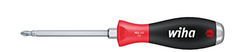 Wiha Schraubendreher SoftFinish® Pozidriv mit durchgehender Sechskantklinge und massiver Stahlkappe (03247) PZ3 x 150 mm, für gezielte Hammerschläge, Schlagen und Meißeln, Sechskantansatz zum Lösen von festsitzenden Schrauben Wiha Schraubendreher SoftFinish® Pozidriv mit durchgehender Sechskantklinge und massiver Stahlkappe (03247) PZ3 x 150 mm, für gezielte Hammerschläge, Schlagen und Meißeln, Sechskantansatz zum Lösen von festsitzenden Schrauben von Wiha