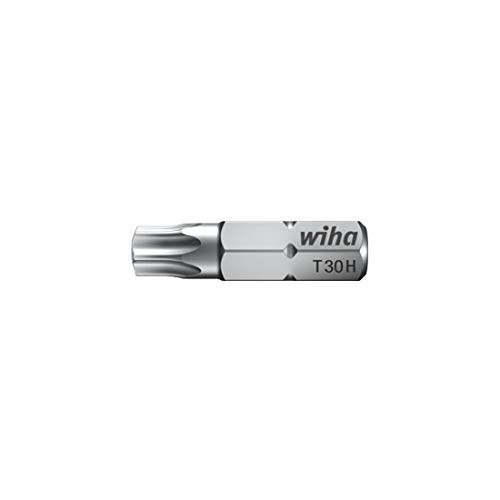 Wiha Bit Standard 25 mm TORX® Tamper Resistant (mit Bohrung) 1/4" (01727) T10H von Wiha