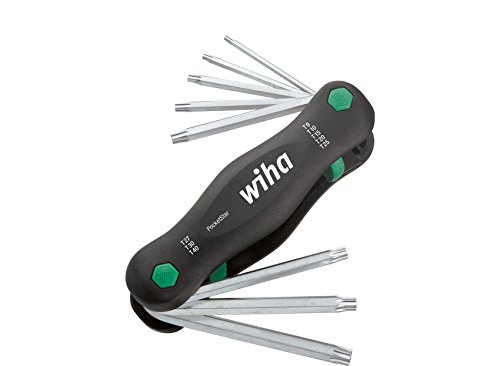 Wiha Multitool PocketStar® TORX 8-tlg., per Tastendruck schneller Zugriff, als Längs- und Quergriff einsetzbar, all-in-one Werkzeug (23047) von Wiha