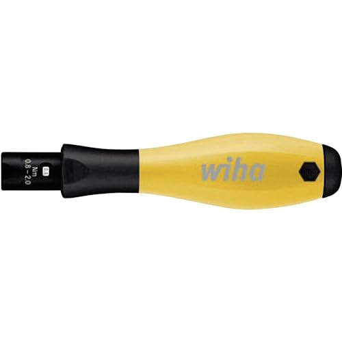 Wiha einstellbarer Drehmoment-Schraubendreher TorqueVario®-S ESD 0,04-0,46 Nm, hörbares Klicksignal beim erreichen des Drehmoments (36851) von Wiha