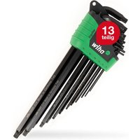 Stiftschlüssel Set 13-tlg. im ErgoStar Halter torx i MagicSpring i T5-T45 i schwarzoxidiert i Winkelschlüsselsatz i Torxschlüsselsatz (43848) - Wiha von Wiha
