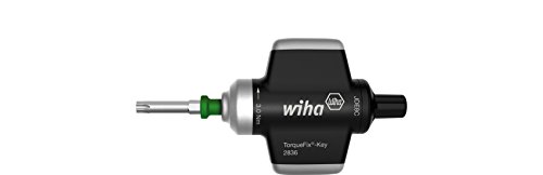 Wiha präziser Drehmoment-Schraubendreher mit Schlüsselgriff TorqueFix® Key fest voreingestellte Drehmomentbegrenzung (38616) 0,5 Nm, 4 mm für kontrolliertes Verschrauben in festem Anwendungsbereich, hörbares Klicksignal beim Erreichen des Drehmomentwerts von Wiha