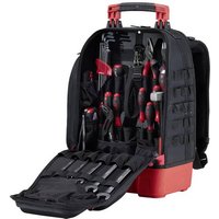 Wiha 45529 HandwerkerInnen, HeimwerkerInnen, Universal Werkzeugrucksack bestückt 41teilig (L x B x von Wiha