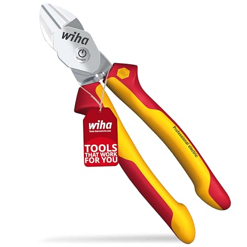 Wiha VDE Hochleistungs-Seitenschneider BiCut Industrial mit DynamicJoint® 200mm, umschaltbar 200% Power auf Knopfdruck I ersetzt zwei Zangen (38984) Wiha VDE Hochleistungs-Seitenschneider BiCut Industrial mit DynamicJoint® 200mm, umschaltbar 200% Power auf Knopfdruck I ersetzt zwei Zangen (38984) von Wiha