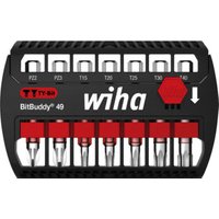 Wiha Bit Set BitBuddy 7-tlg. I TY-Bit 49 mm I PZ, TORX 1/4" E6,3 I Zubehör für Schraubanwendungen I Impact- und Schlagschraubergeeignet (42118) von Wiha