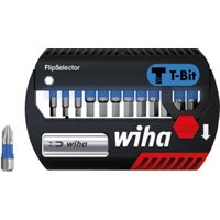 Wiha Bit Set FlipSelector 13-tlg. I T-Bit 25 mm, Sechskant 1/4" C6,3 I magnetischer Bithalter I Impact- & Schlagschrauber geeignet  (41825) von Wiha